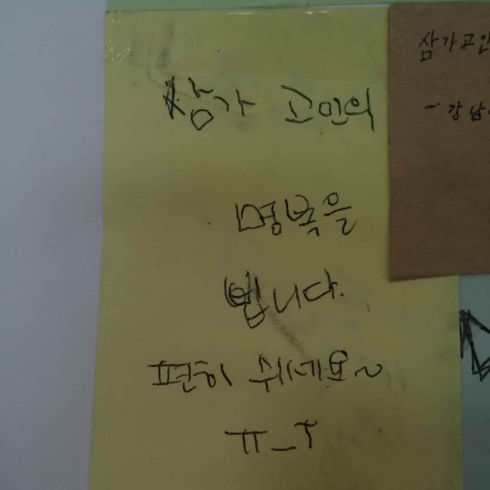 강남역 추모메세지 대구지역 #86