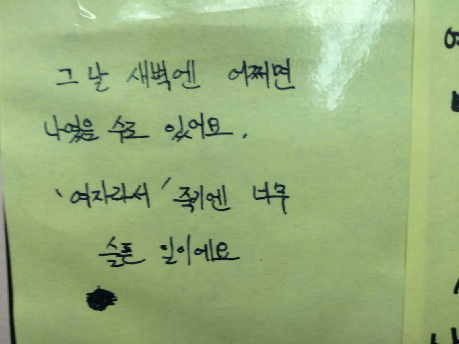 강남역 추모메세지 대전지역 #19