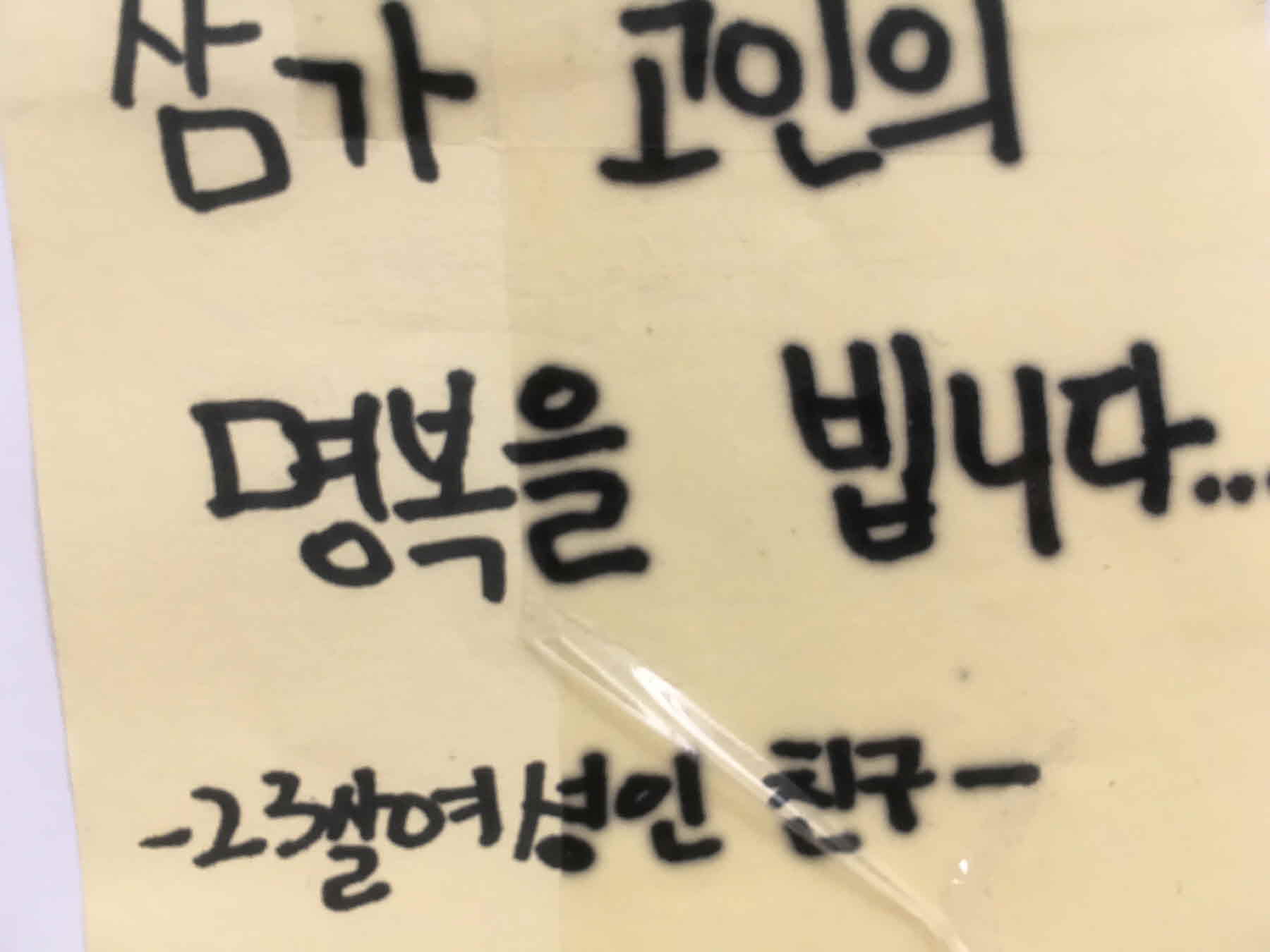 강남역 추모메세지 서울시민청 #375