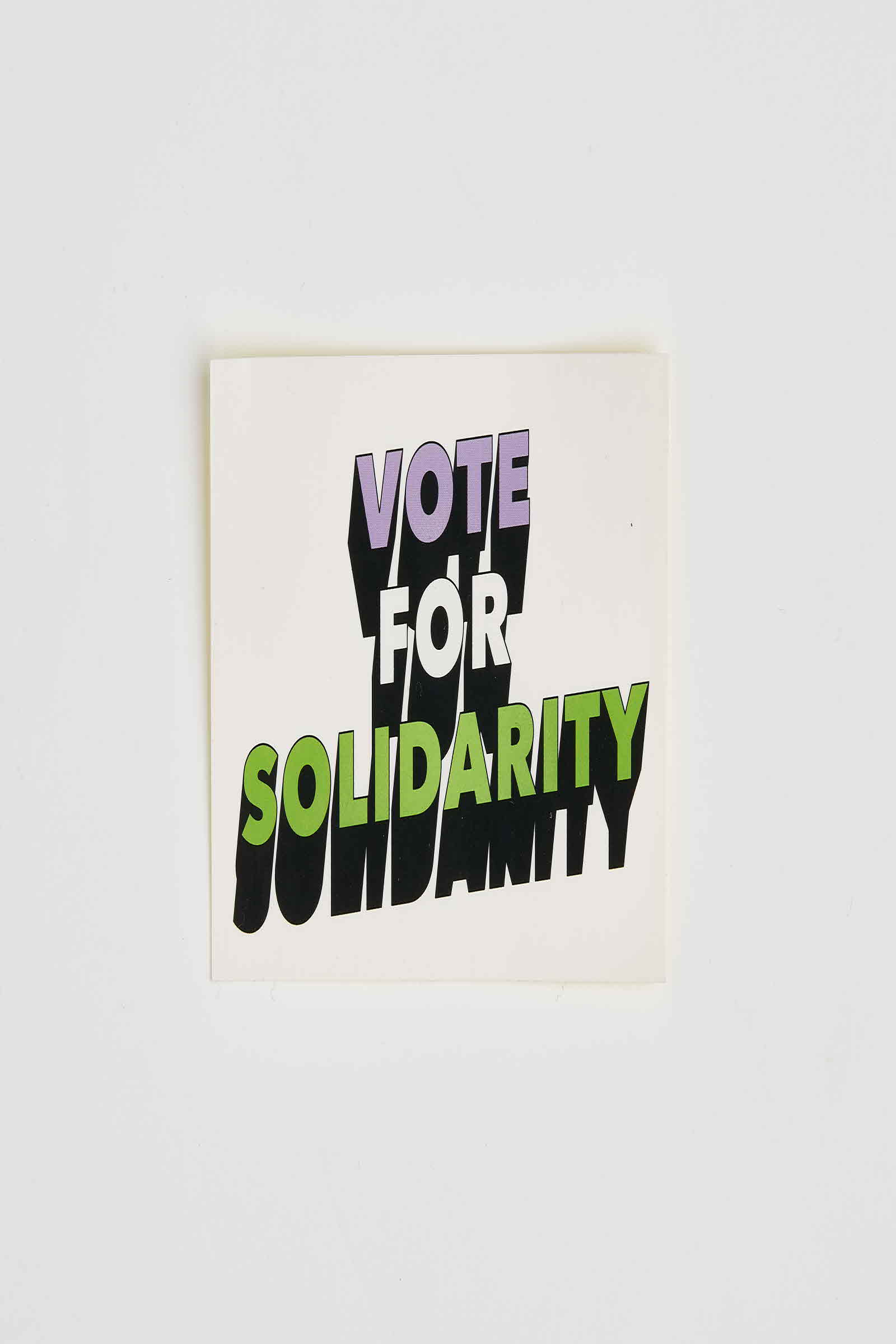 Vote for Solidarity 스티커