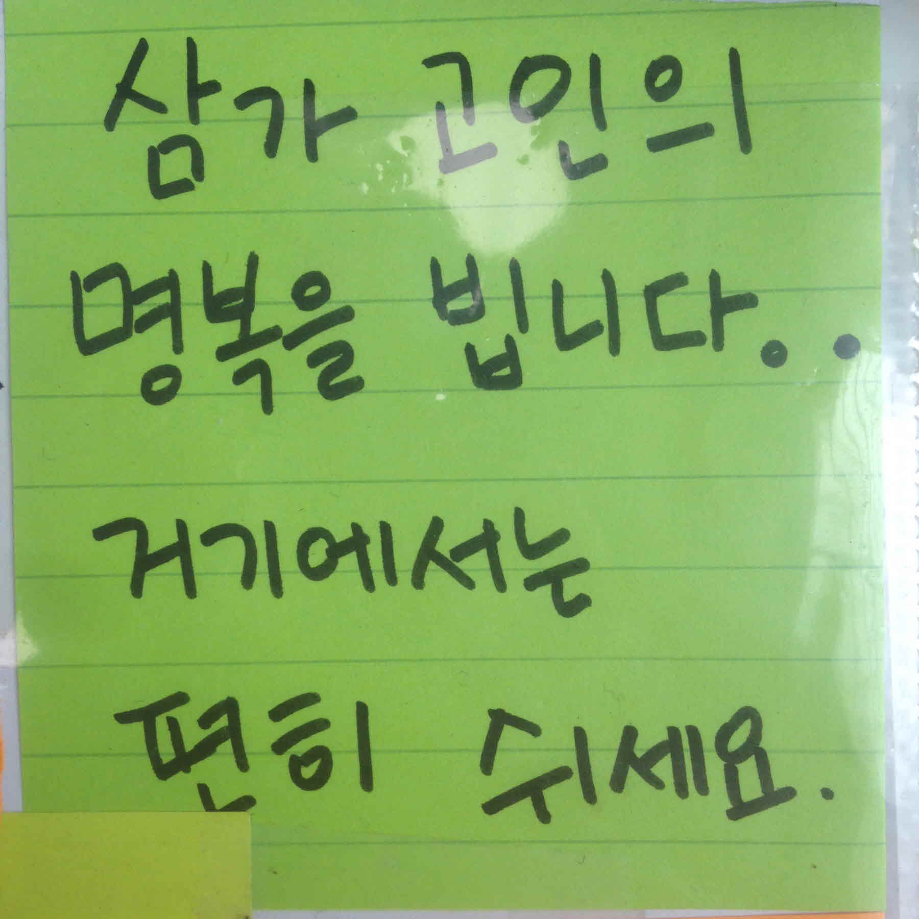 강남역 추모메세지 서울시민청 #270