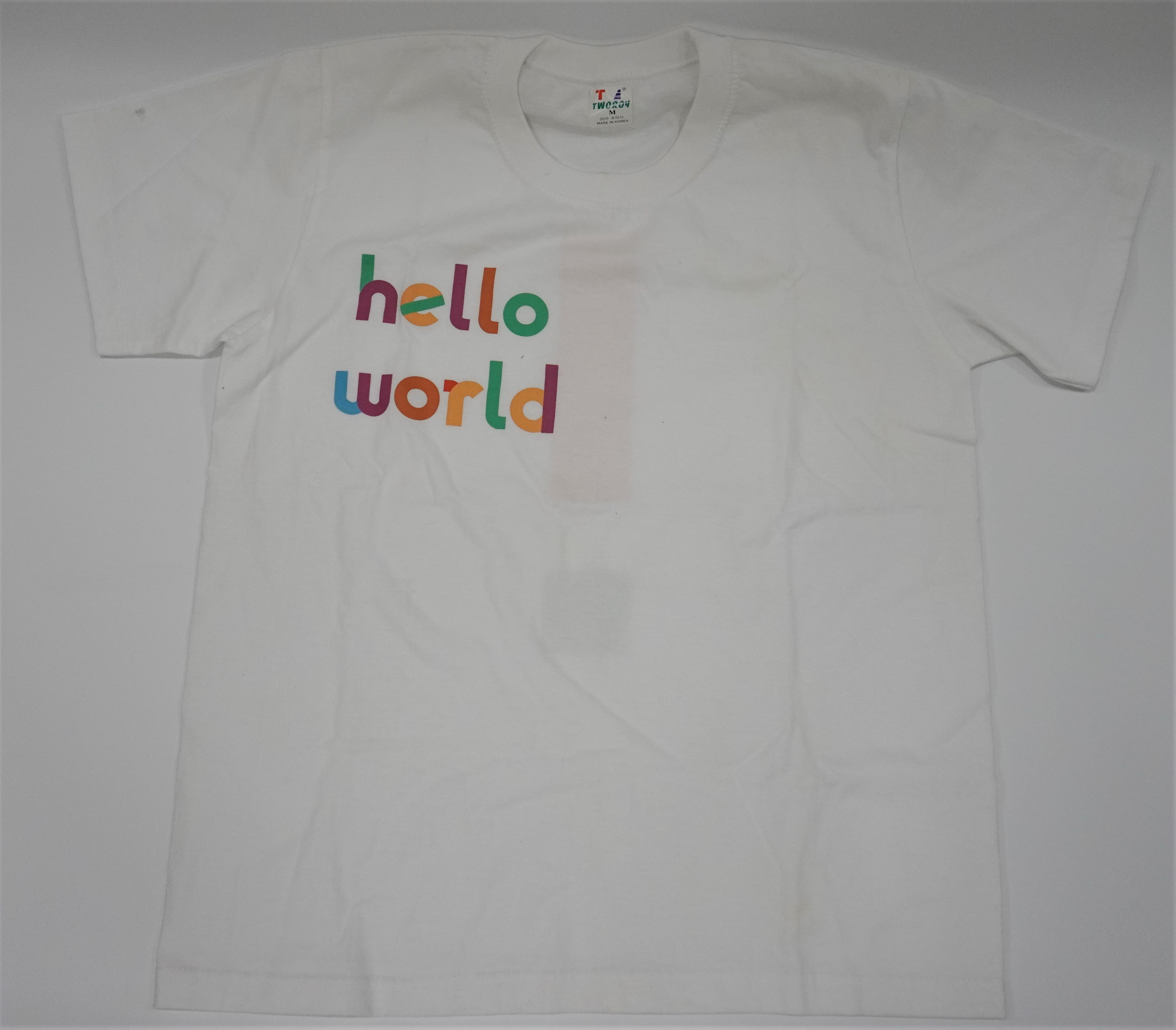 연세대학교 제1회 인권축제 hello, world 티셔츠