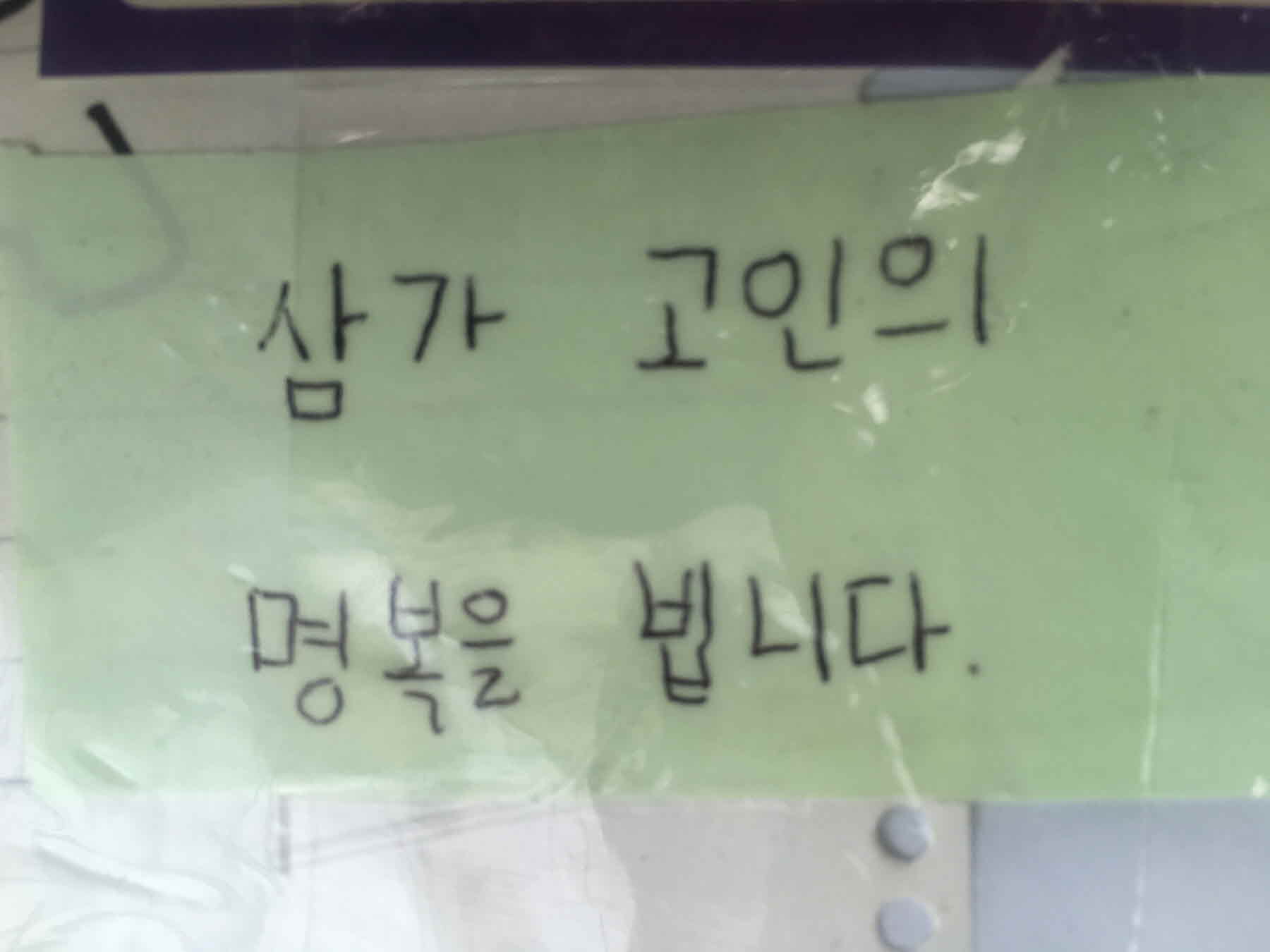 강남역 추모메세지 서울시민청 #344