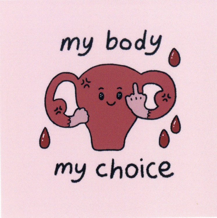 my body my choice 스티커 #1