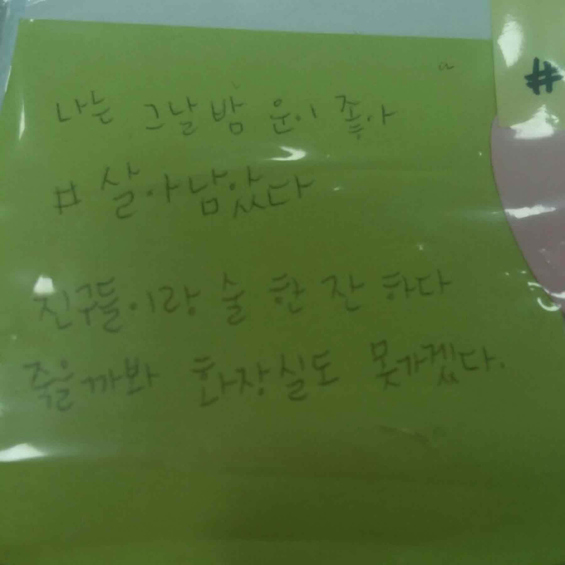 강남역 추모메세지 서울시민청 #525