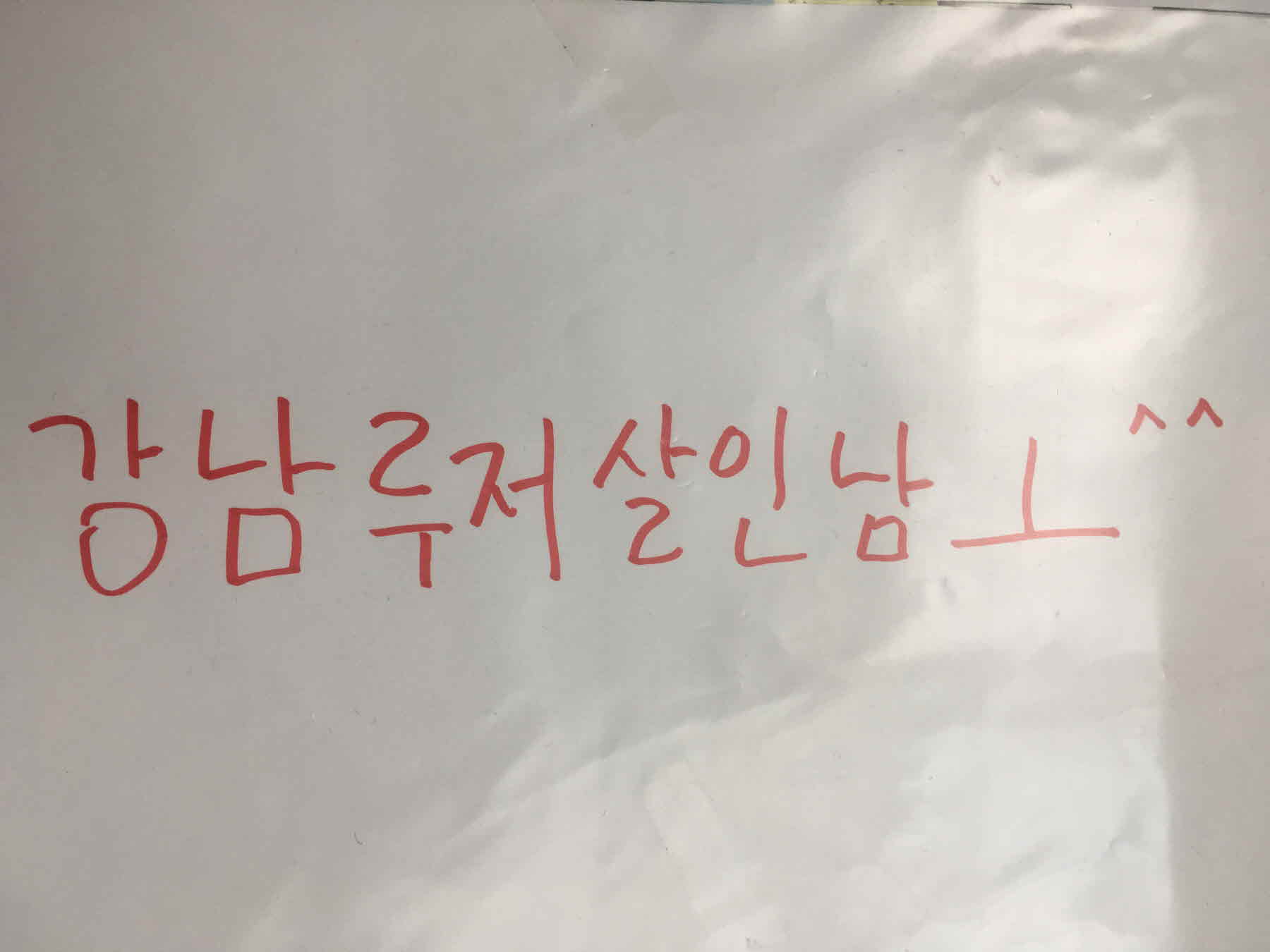 강남역 추모메세지 서울시민청 #369