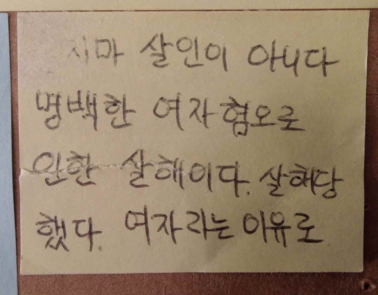 강남역 추모메세지 대구지역 #11