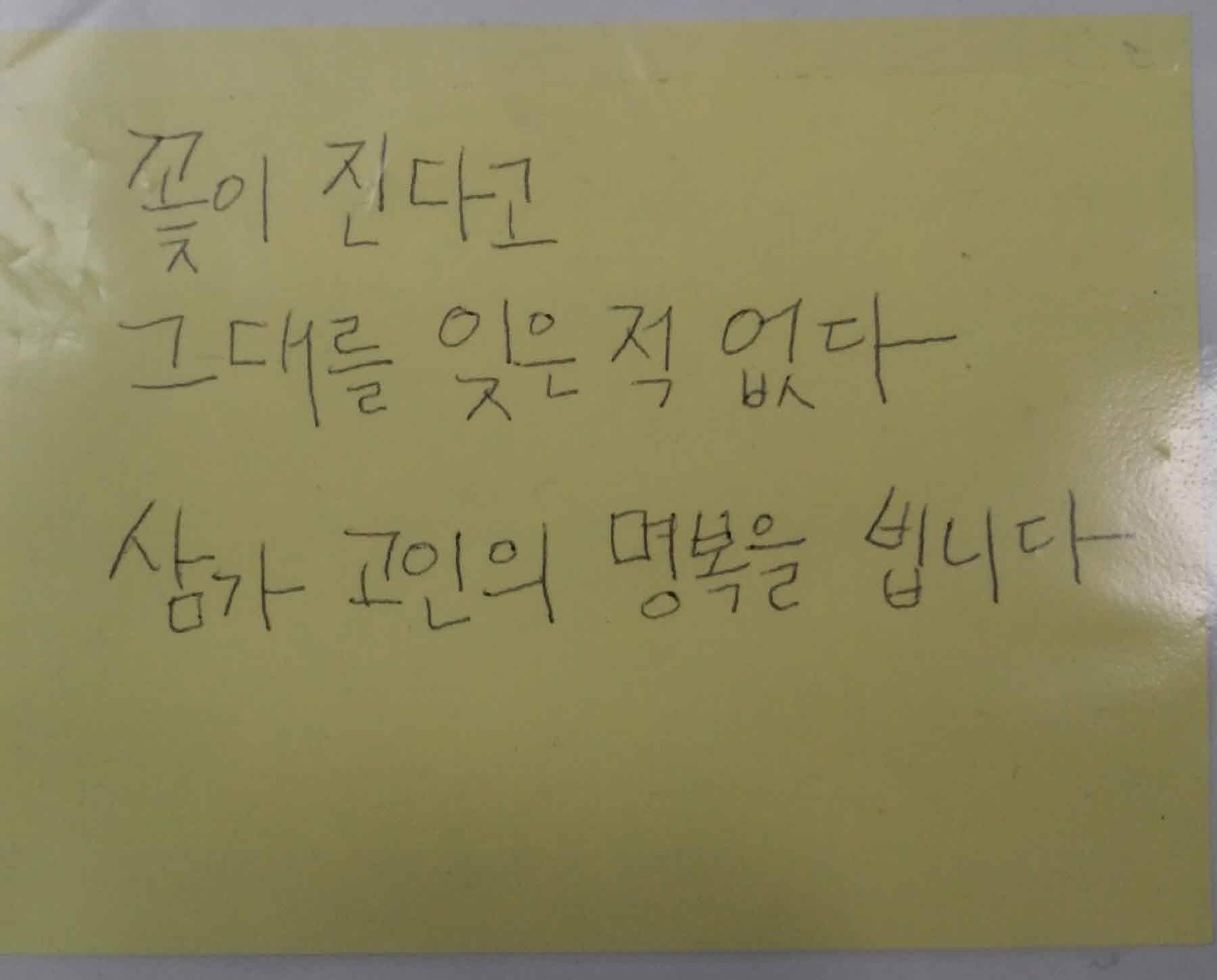 강남역 추모메세지 서울시민청 #481