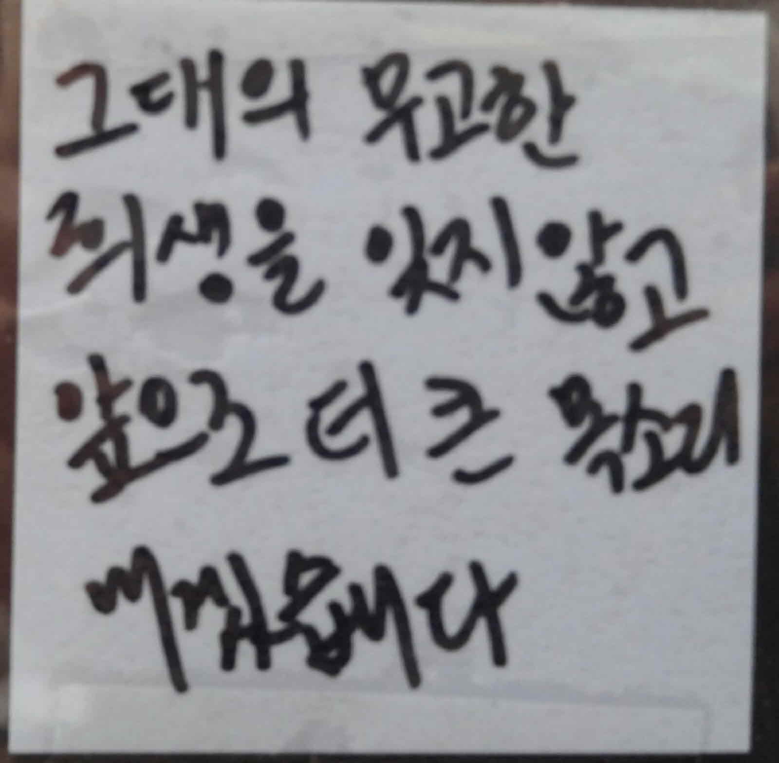강남역 추모메세지 대전지역 #38