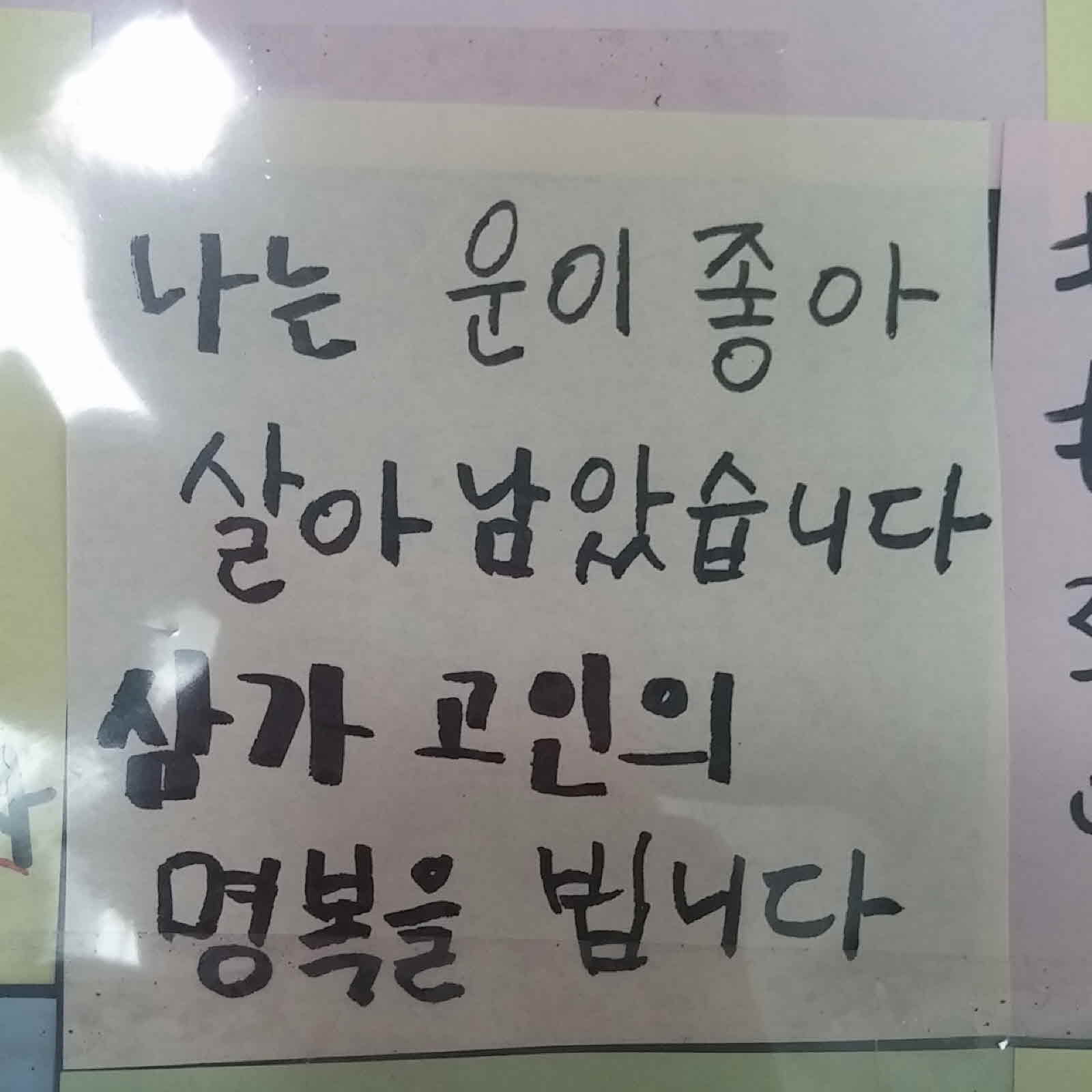 강남역 추모메세지 대전지역 #42