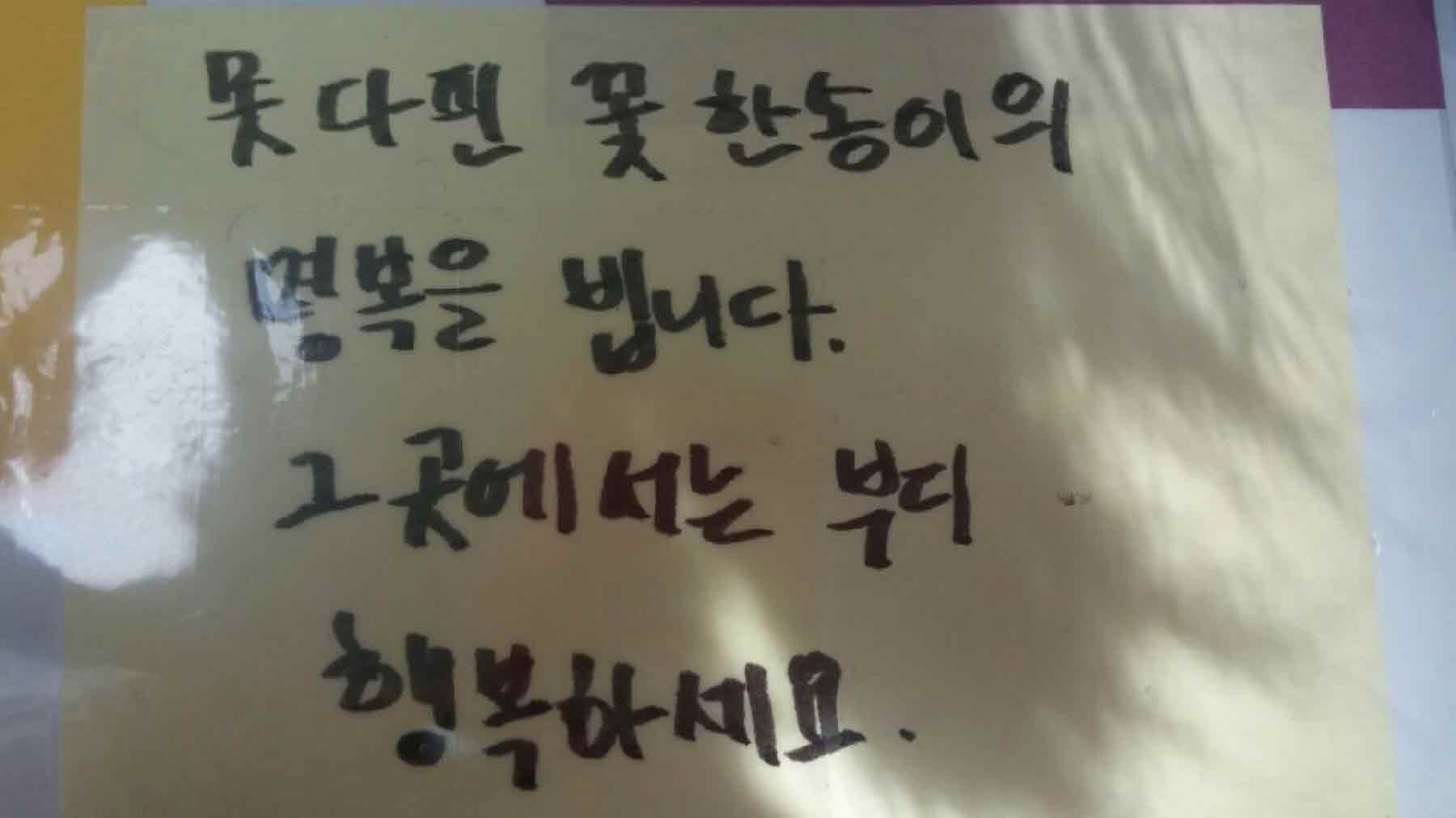 강남역 추모메세지 서울시민청 #499