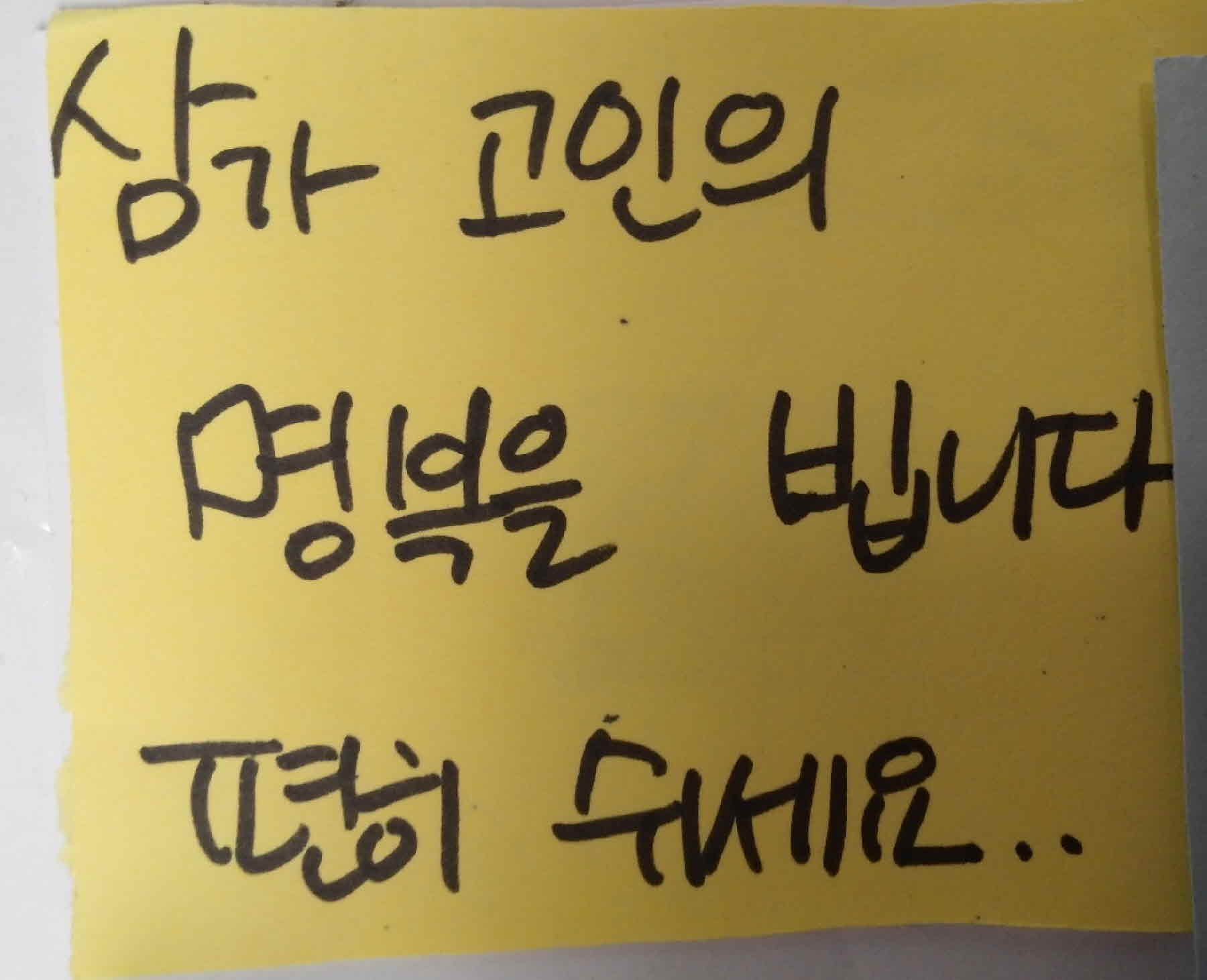 강남역 추모메세지 서울시민청 #464