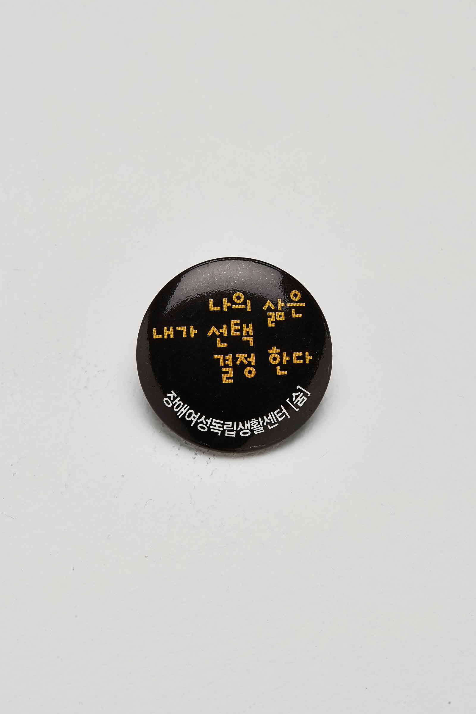 나의 삶은 내가 선택 결정한다 배지
