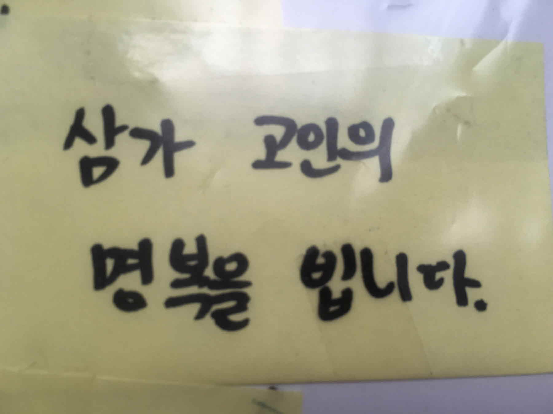 강남역 추모메세지 서울시민청 #361