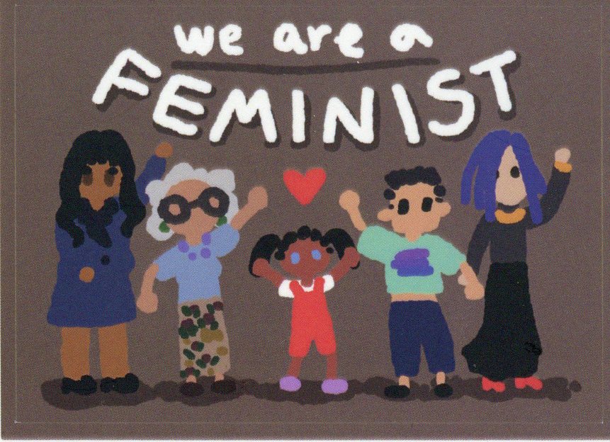we are a FEMINIST 스티커