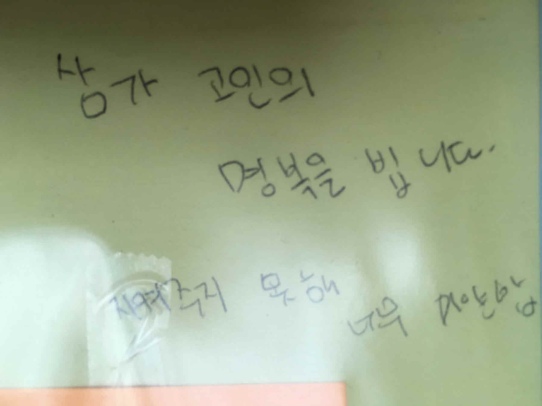 강남역 추모메세지 서울시민청 #414