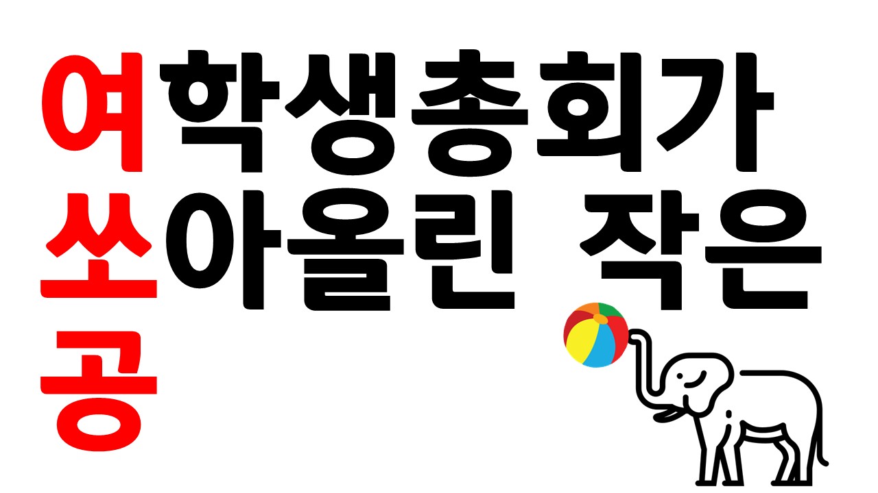 여학생총회가 쏘아올린 작은 공