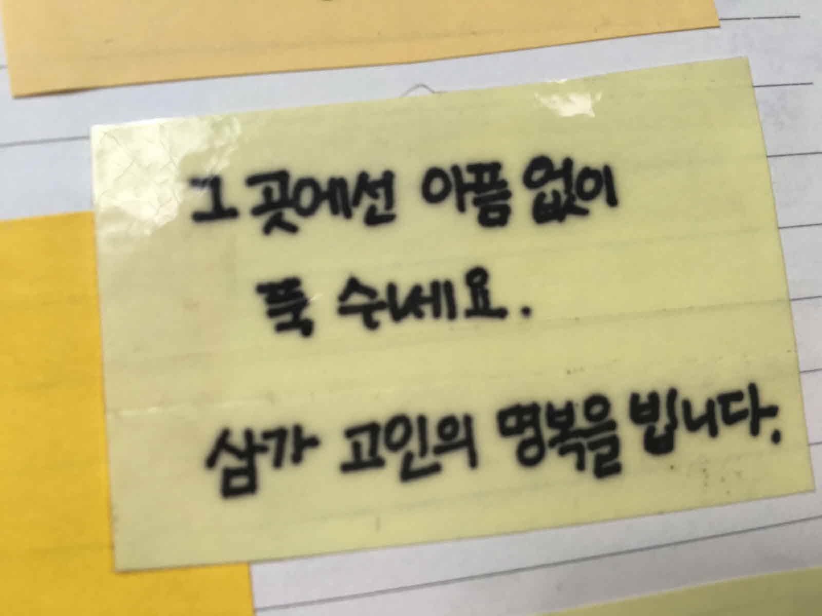 강남역 추모메시지 울산지역 #5