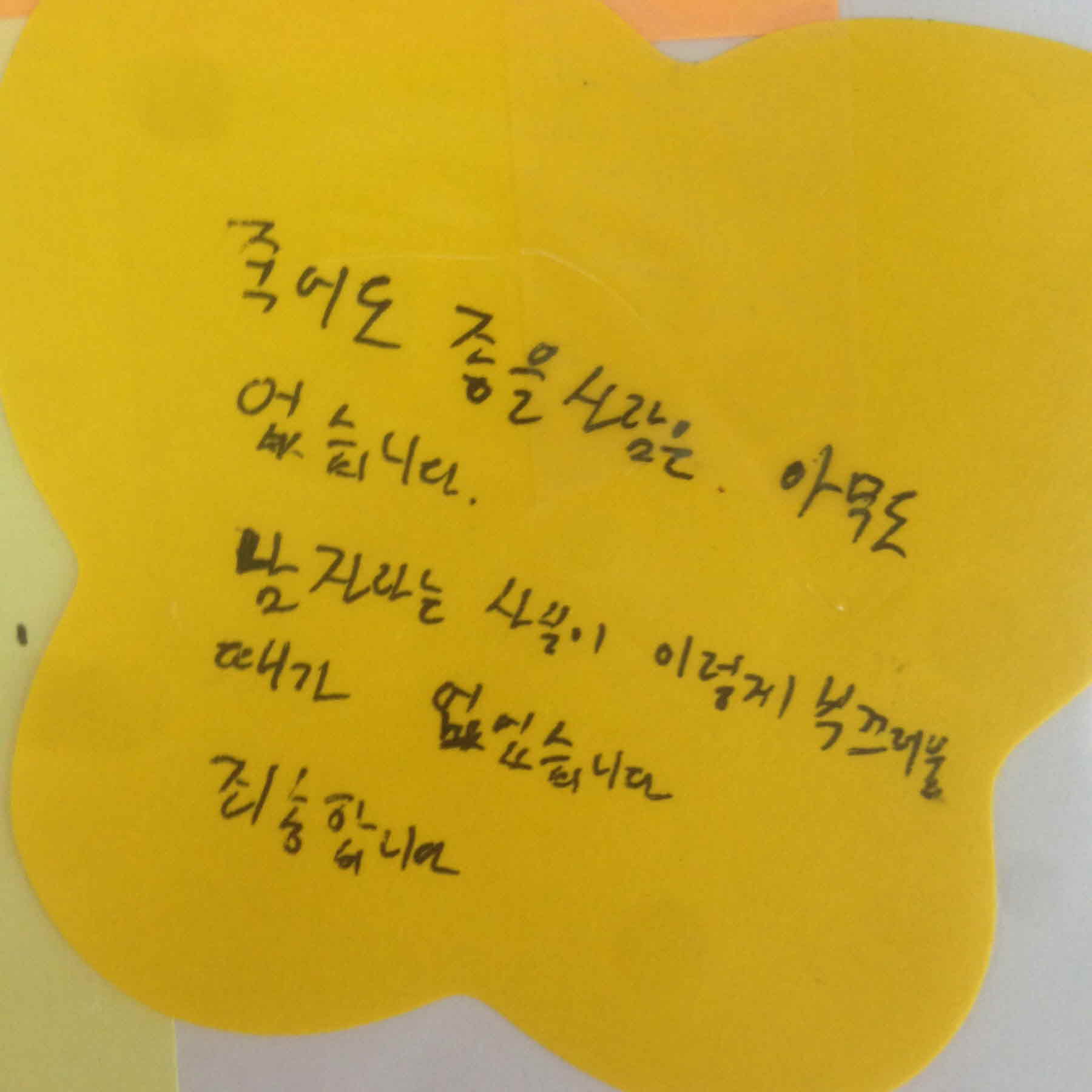 강남역 추모메세지 서울시민청 #311