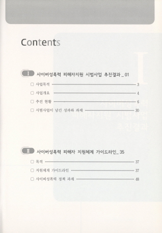 사이버성폭력 피해자 지원 시범사업 추진결과 및 지원체계 가이드라인