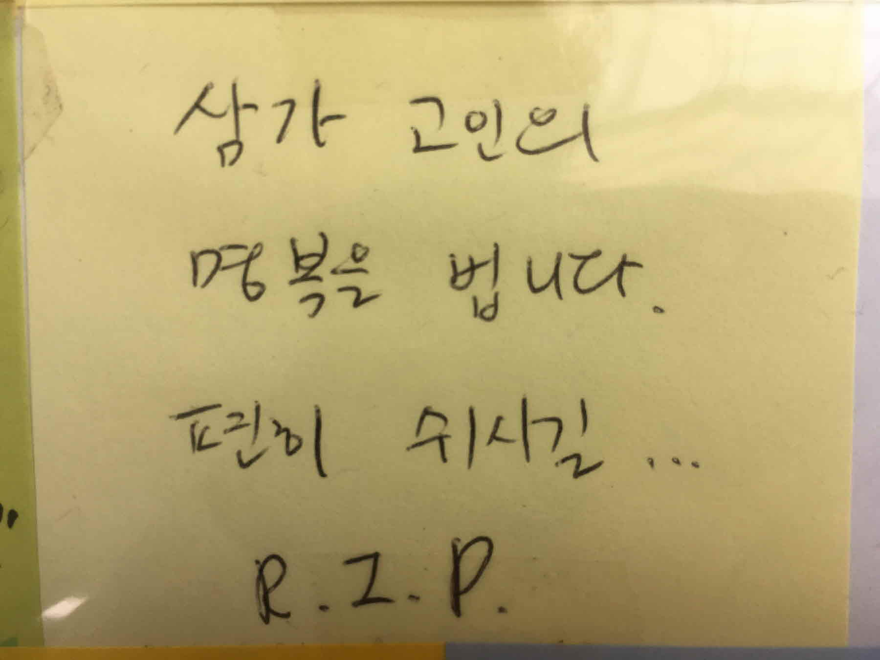 강남역 추모메세지 서울시민청 #323