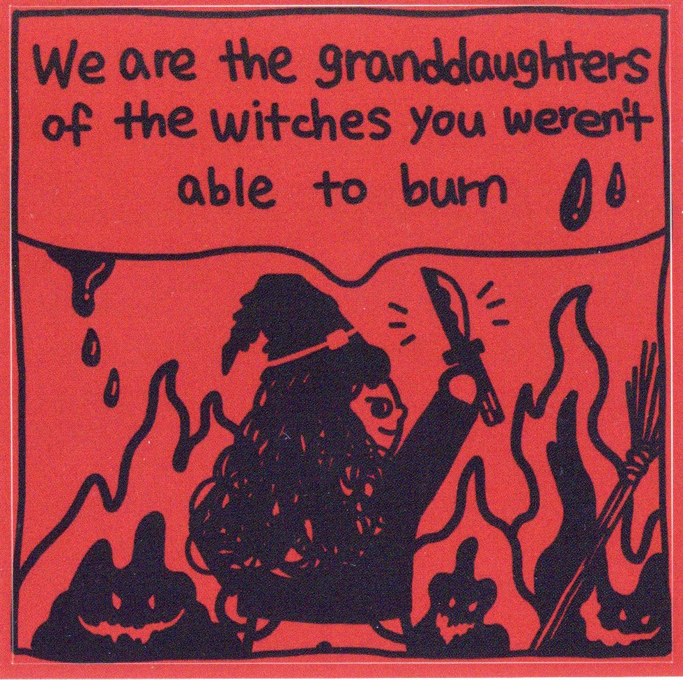 We are the granddaughters of the witches you weren't able to burn 스티커