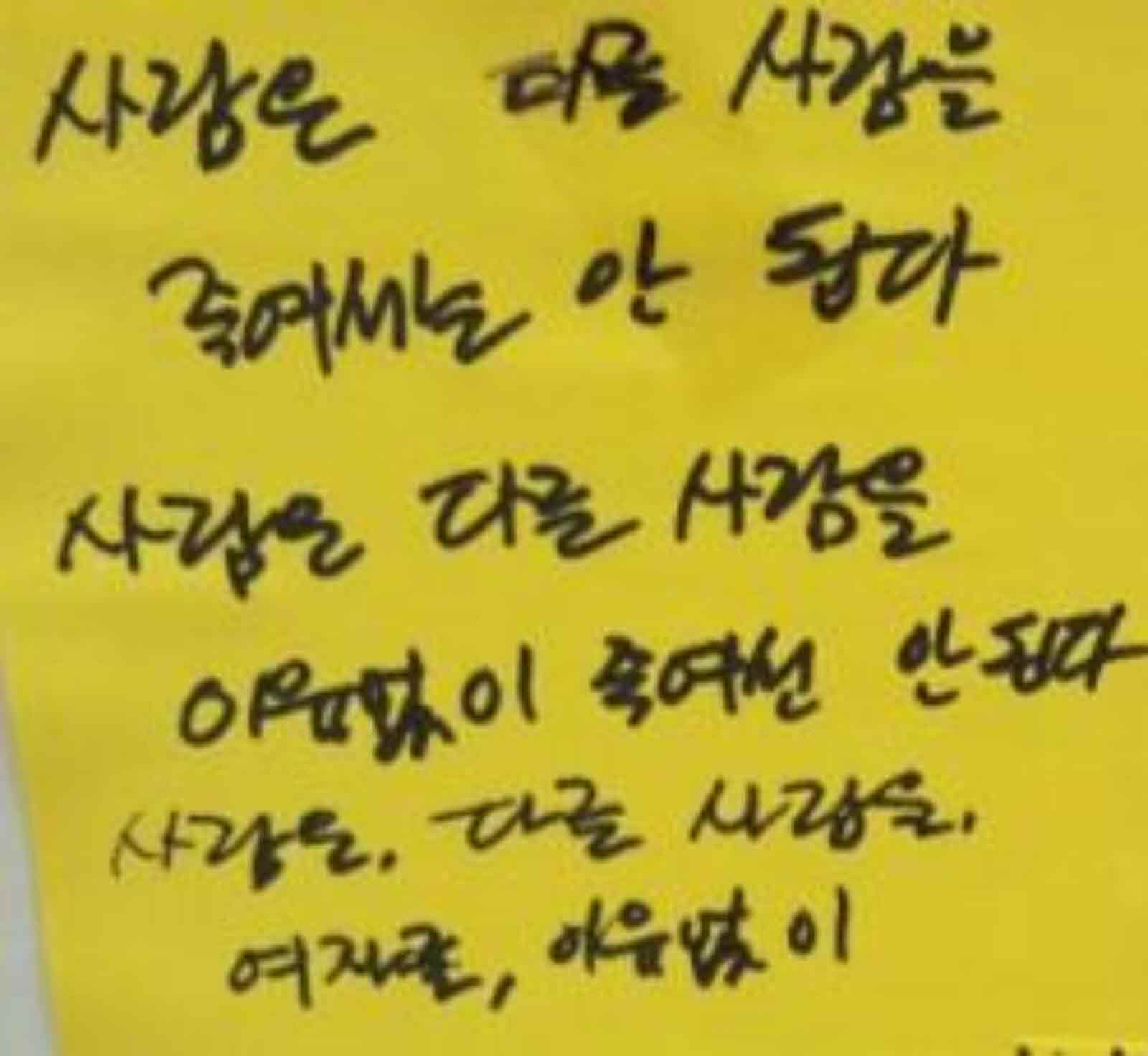 강남역 추모메세지 광주지역 #15