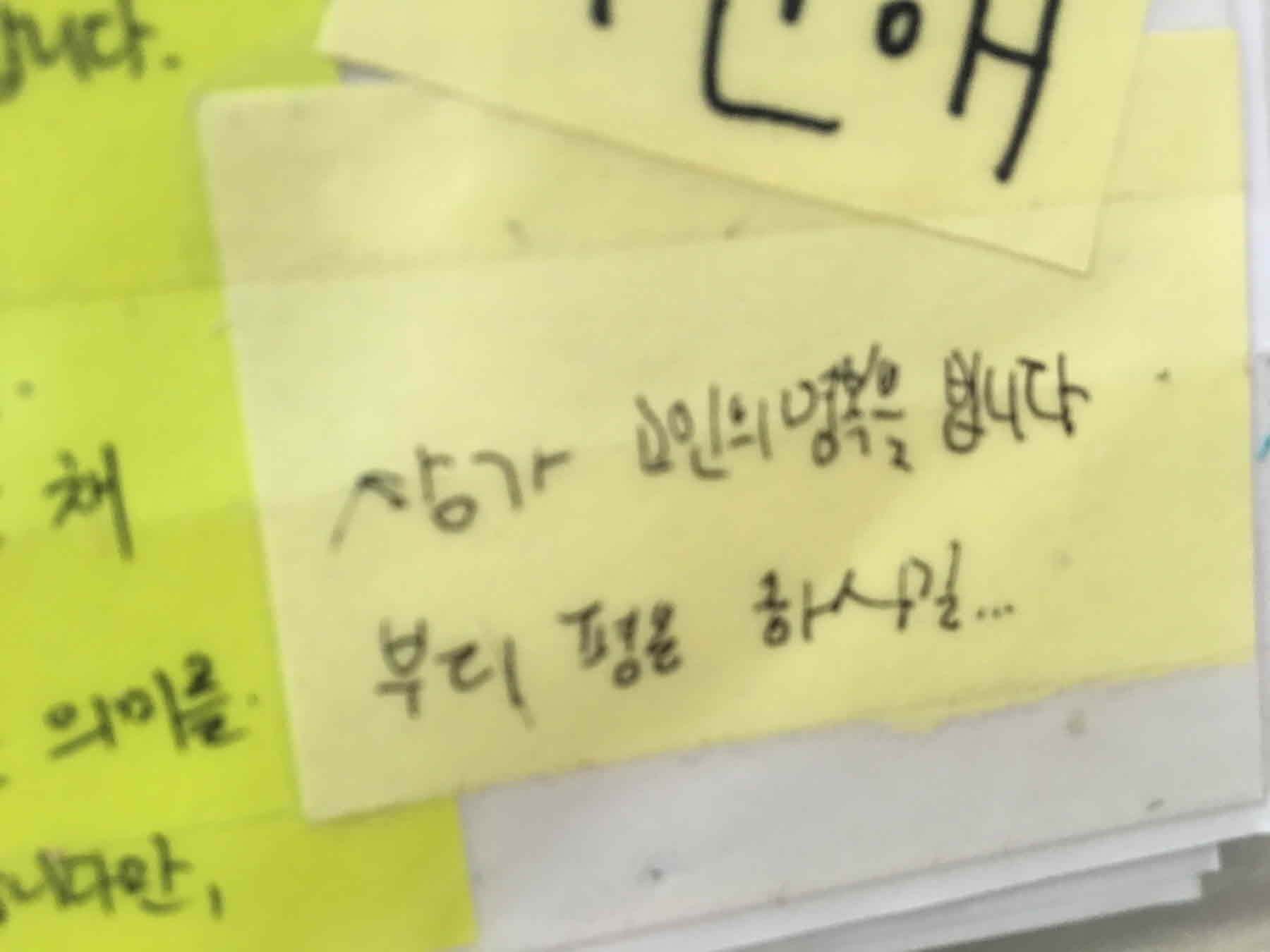 강남역 추모메세지 서울시민청 #188