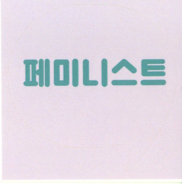 페미니스트 스티커