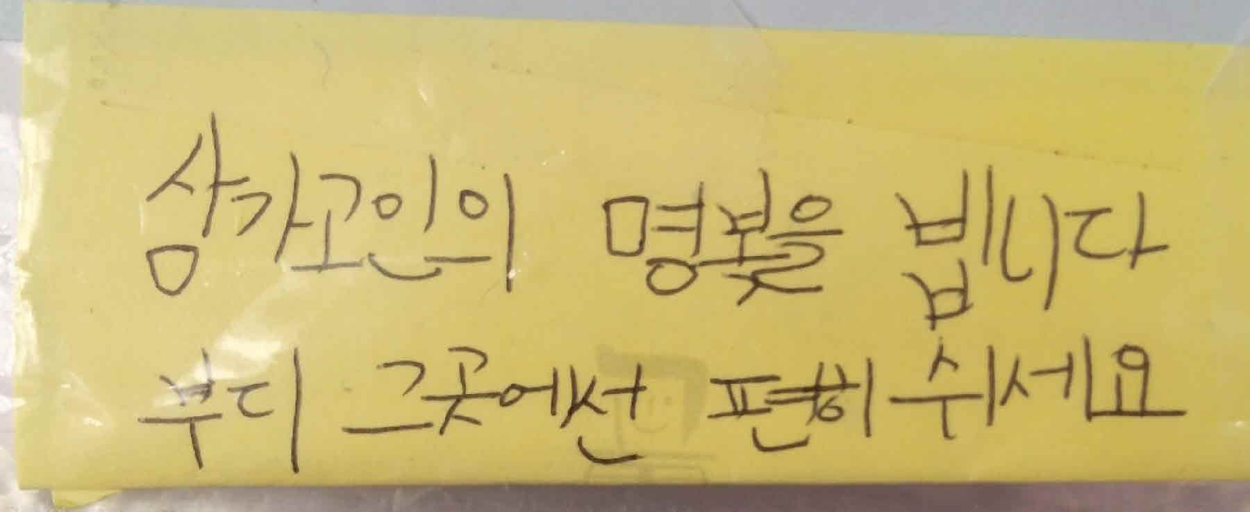 강남역 추모메세지 서울시민청 #462